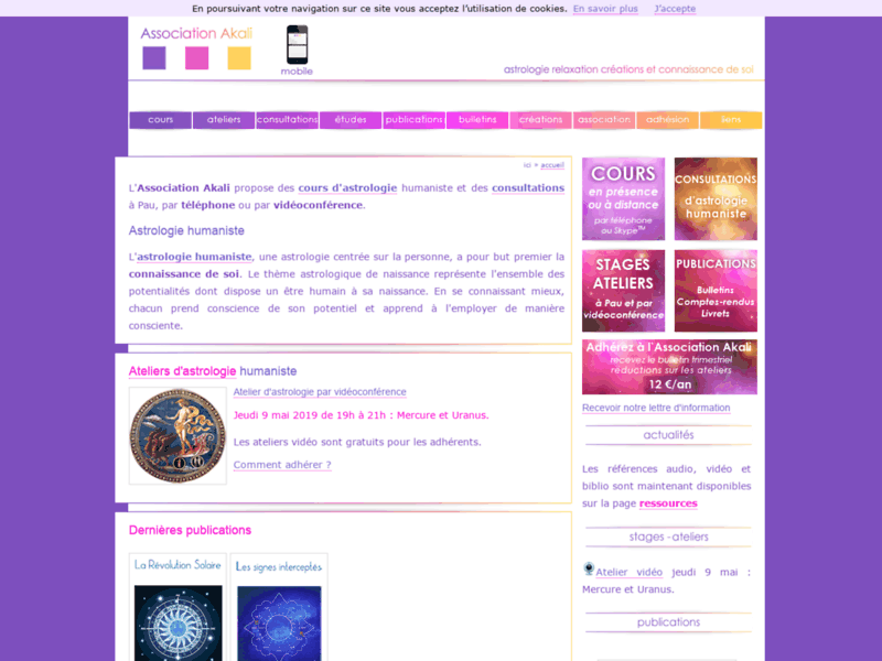 Association Akali cours d'astrologie