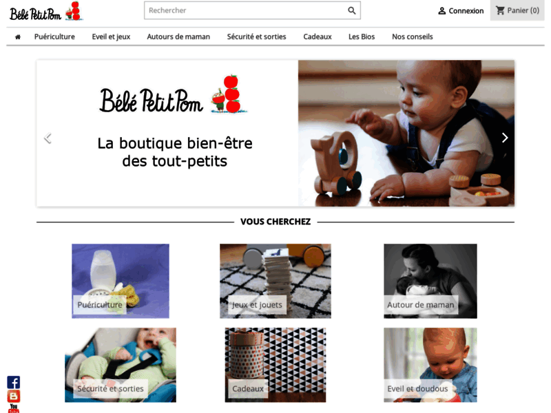Bébé Petit Pom: boutique et conseils pour le soin et l'éveil de bébé