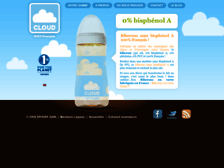 Détails : Biberons Cloud sans bisphénol A
