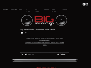 Détails : Big Sound Studio, studio d'enregistrement et post synchronisation