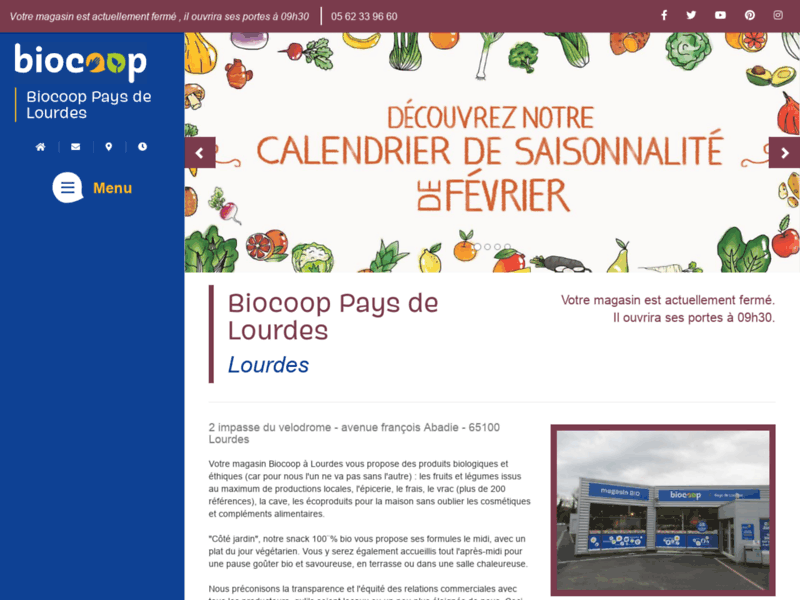 Biocoop Pays de Lourdes - Alimentation diététique et bio