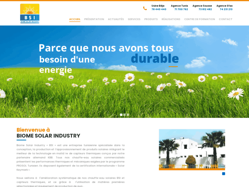 Energie renouvelable Tunisie