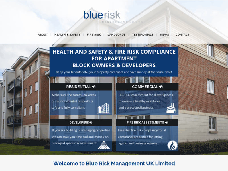 Protection contre Incendies en Angleterre - Blue Risk Management