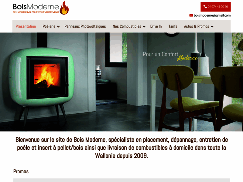 Bois Moderne : Négoce de bois de chauffage