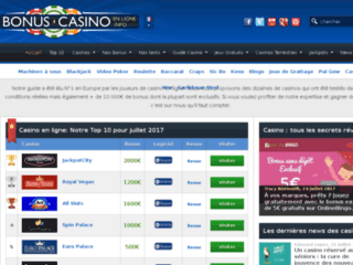Détails : Casino en ligne français
