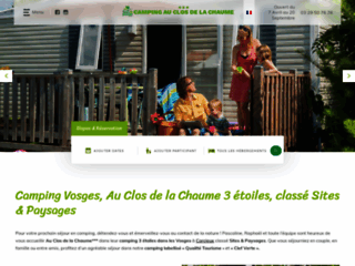 Détails : Camping Vosges Le Clos de La Chaume