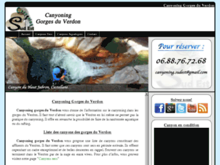 Détails : Canyoning gorges du Verdon