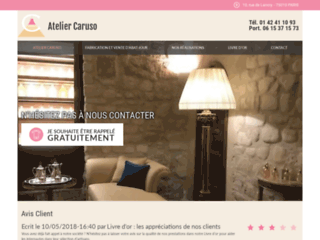 Détails : Maison Caruso à Paris : les spécialistes de création et de la restauration d’abat-jours