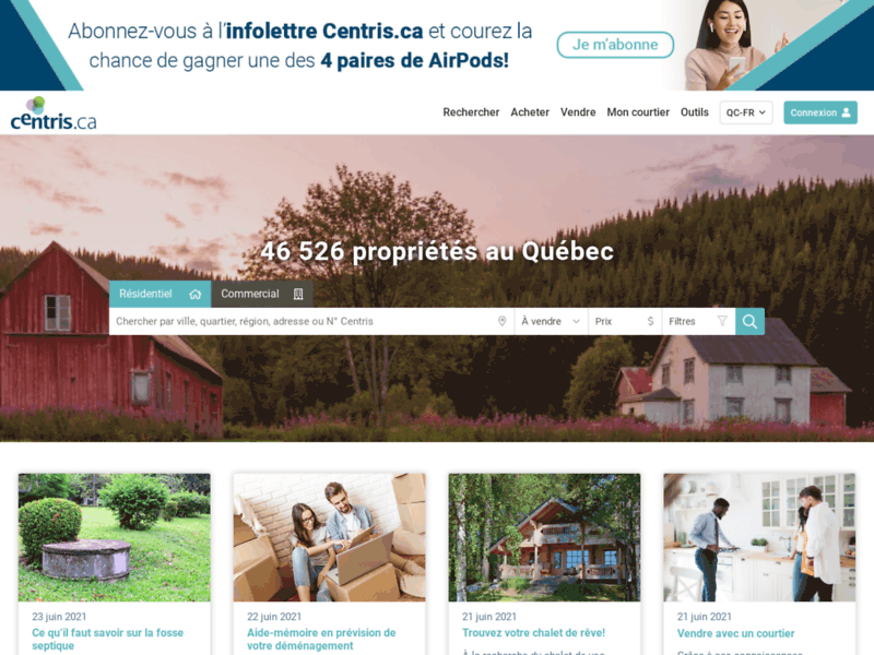 Maison à vendre au Québec