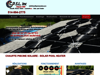 Détails : Chauffe piscine solaire Laurendeau - Fabrication vente et installation 