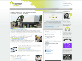 Détails : Cleantech Republic, actualité des éco-innovations et environnement