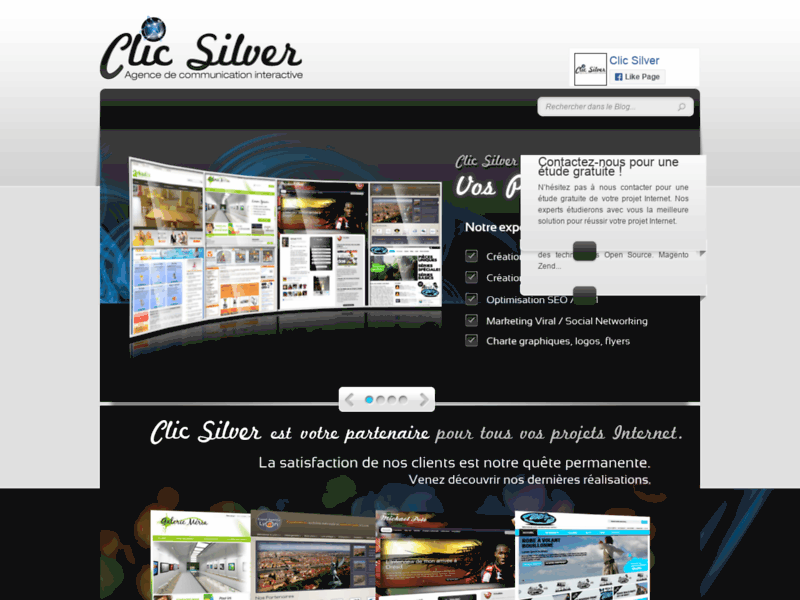 Création de site Internet à Paris, Lyon, Marseille | Clic Silver