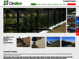 Détails : Clodéco - fourniture et poses de clôtures