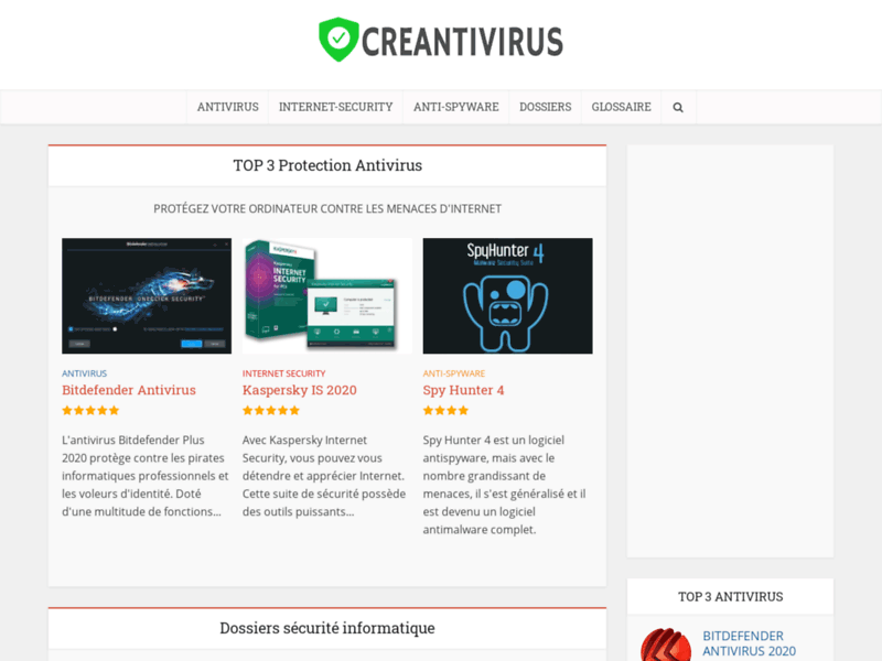 Guide creantivirus