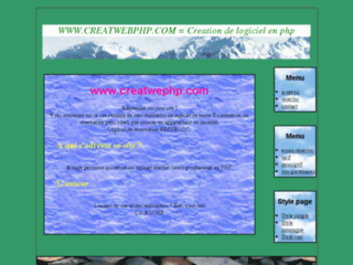 Détails : Creation de Logiciel programmé en php pour sites interactif