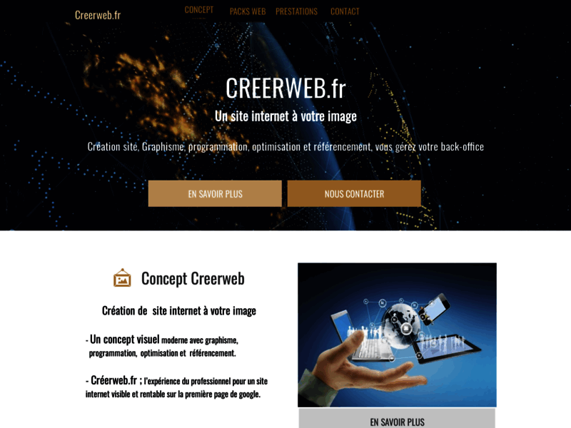 Creer web : création site Perpignan