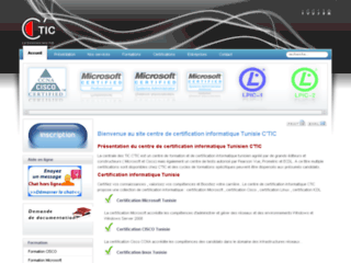 Détails : Centre de certification informatique C’TIC 