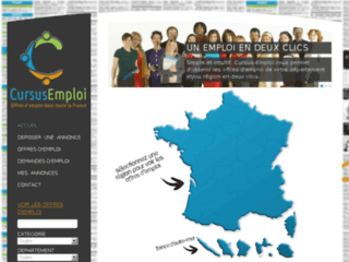annonces offres et demandes d'emploi avec Cursus-emploi.fr