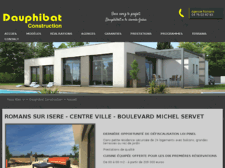 Détails : Dauphibat, construction de maisons individuelles et agent immobilier