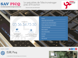 Détails : EURL Picq, vente et dépannage électroménagers 