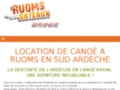 Voir la fiche détaillée : Descente en canoë en Ardèche