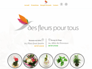 Détails : Boutique de bouquets de fleurs en ligne : Des Fleurs Pour Tous