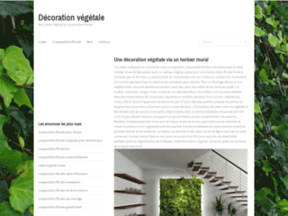 Détails : Design Vegetal