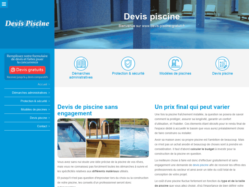 Devis piscine - www.devis-piscine-gratuit.fr
