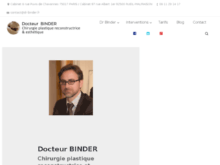 Détails : Chirurgie esthétique Paris Dr Binder