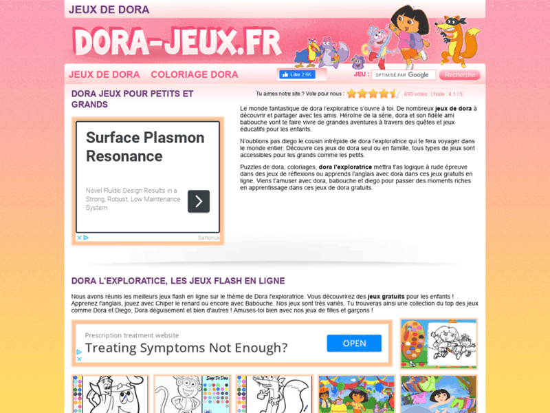 Jeux de Dora gratuits