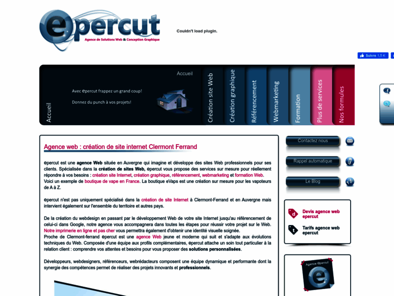 Agence web à Clermont-Ferrand - Epercut