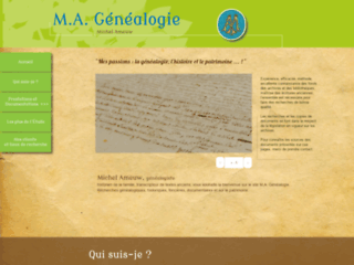 Détails : M.A. Généalogie, recherches généalogiques