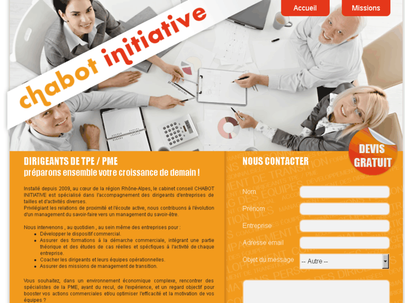 Chabot Initiative, coaching et formation en développement commercial à Valence (Drôme)