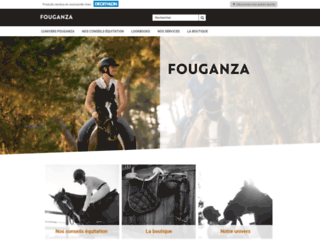 Détails : Fouganza : Equipements d'équitation pour le cavalier et son cheval
