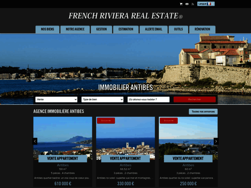 FRRE, agence immobilière à Antibes