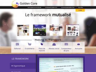 Détails : Site e-commerce GoldenCore 