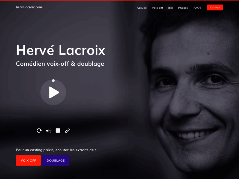 Hervé Lacroix - Comédien voix-off professionnel