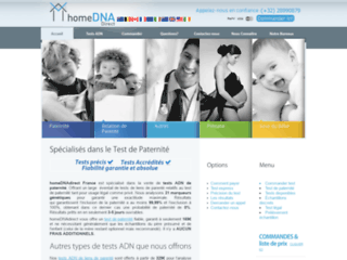 Détails : homeDNAdirect France