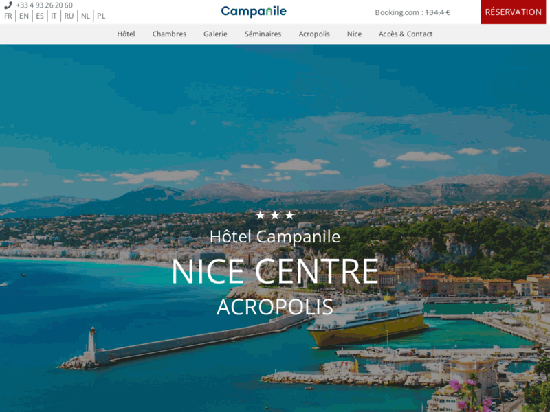 Hôtel Campanile Nice Centre Acropolis