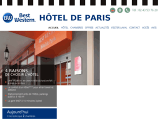 Hotel proche gare de Laval : Hôtel de Paris