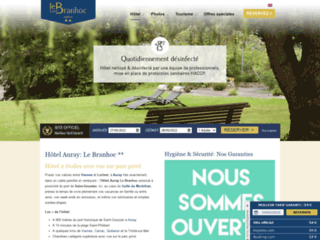 Détails : Hôtel sur Auray Le Branhoc 2 étoiles