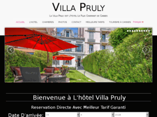 Détails : Hôtel Pruly, Chambres 3 étoiles à Cannes