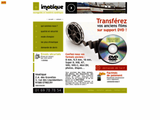 Détails : Imatique (Conversion Bobines/Cassettes en DVD)
