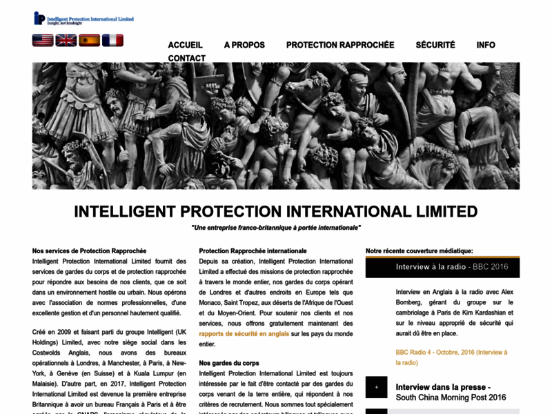 Intelligent Protection International - Protection rapprochée