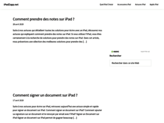 Détails : iPadZapp
