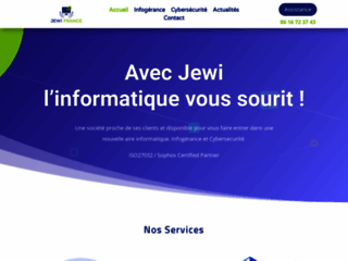 Détails : JEWI France - Création site internet en alsace