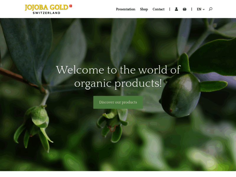Shop en ligne: huiles biologiques pour la santé