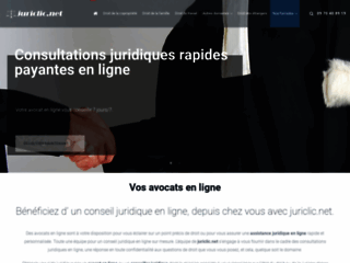 Détails : Juriclic Avocats en ligne : consultation juridique