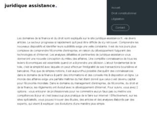 Juridique-assistance.fr, votre portail juridique