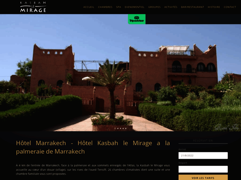 Kasbah le Mirage, hôtel à Marrakech